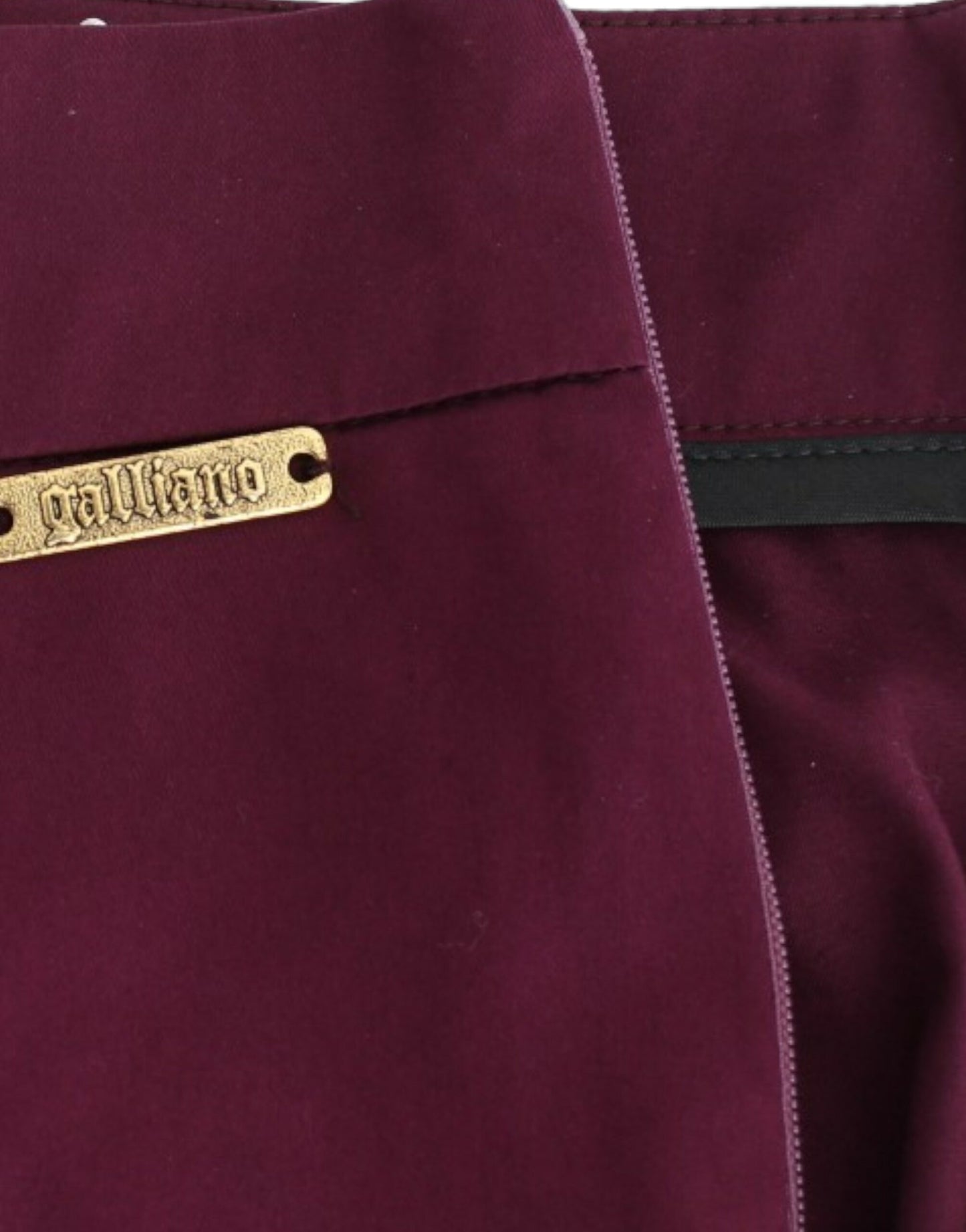 Sleek Silhouette and Comfortable Fit John Galliano Elegant Pants