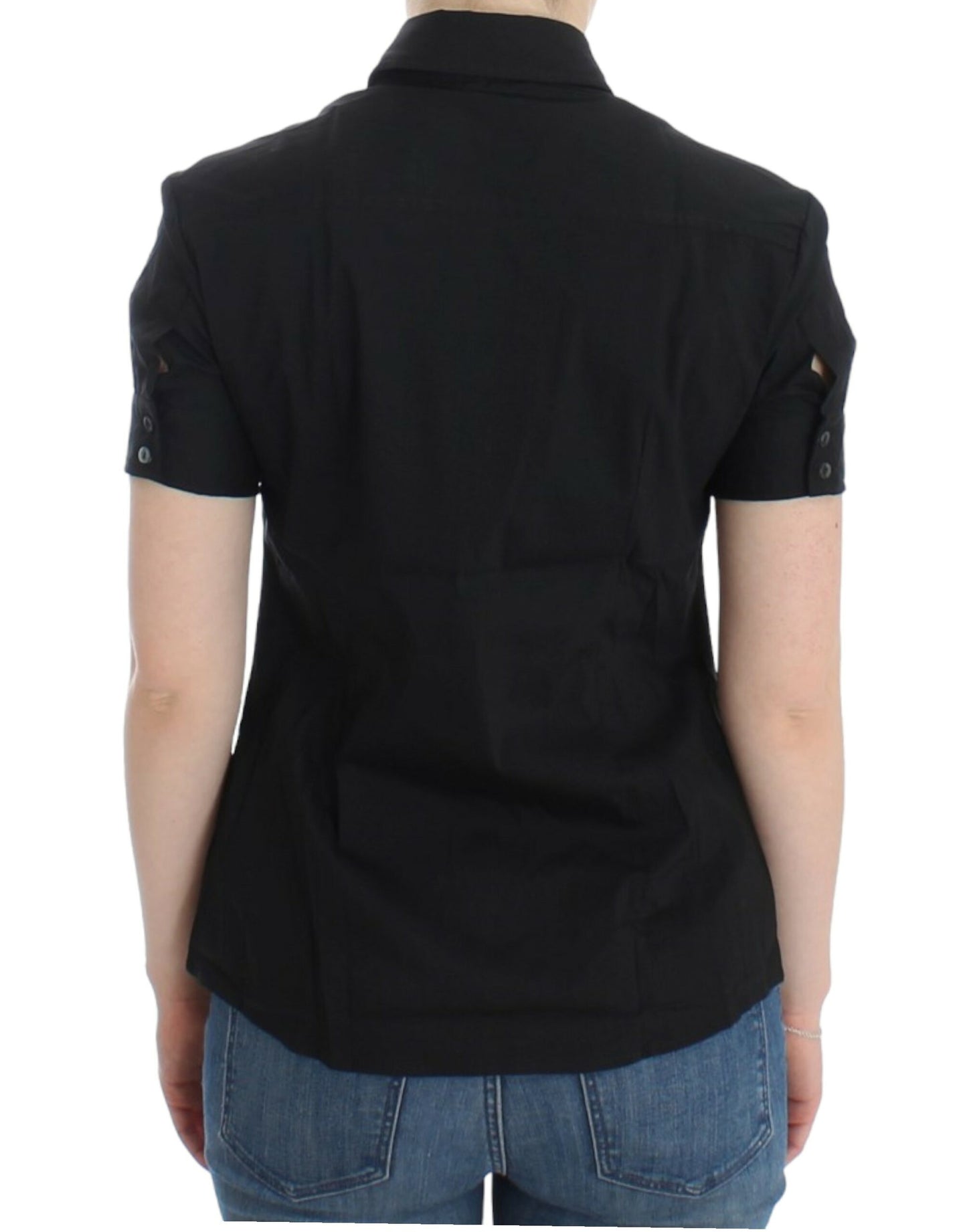 Chic Black Hue Complements Sleek Design and Signature Logo Details