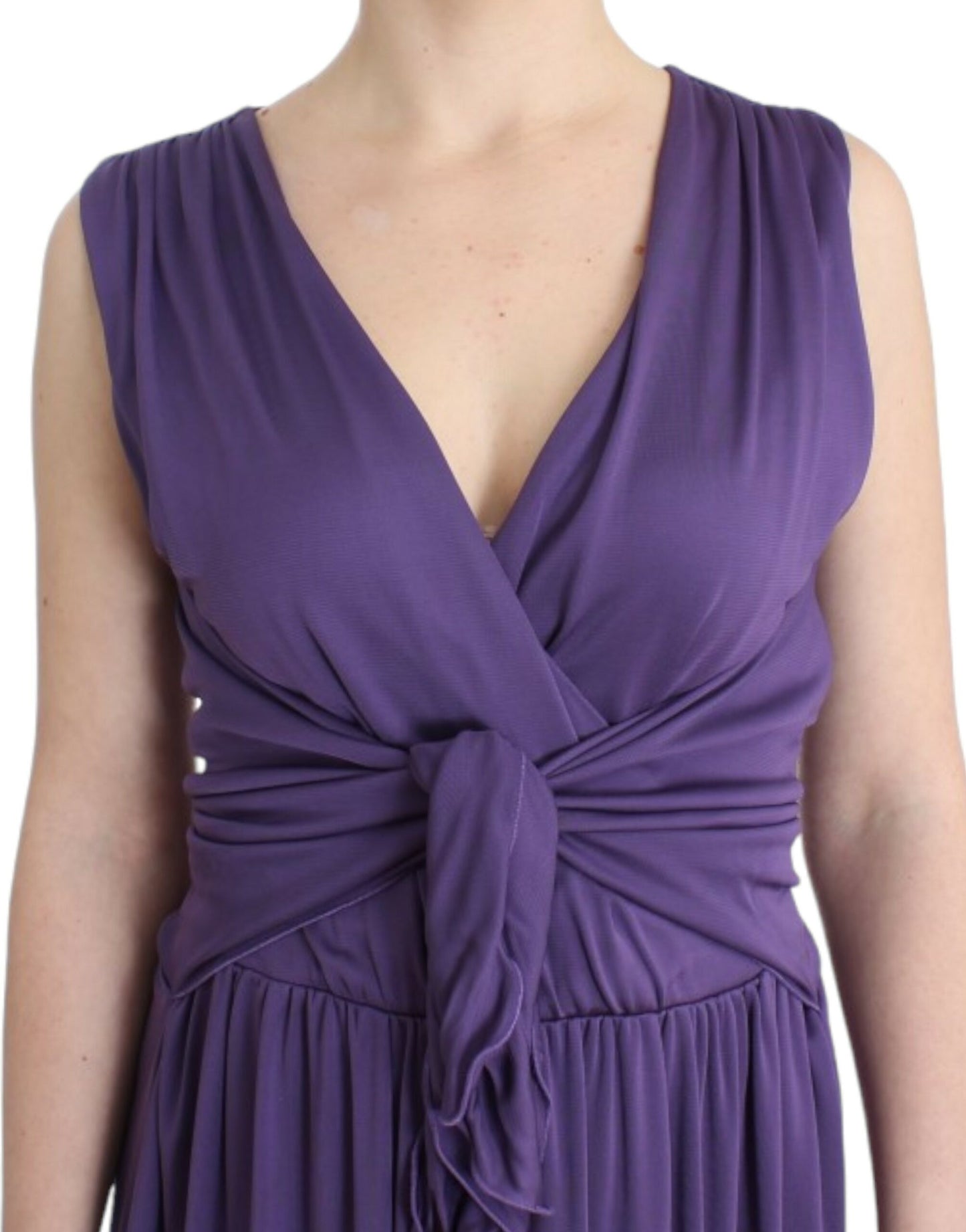100% viscose material in a gorgeous purple color