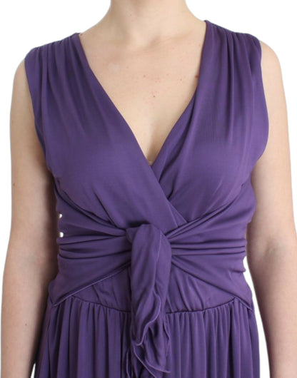 100% viscose material in a gorgeous purple color