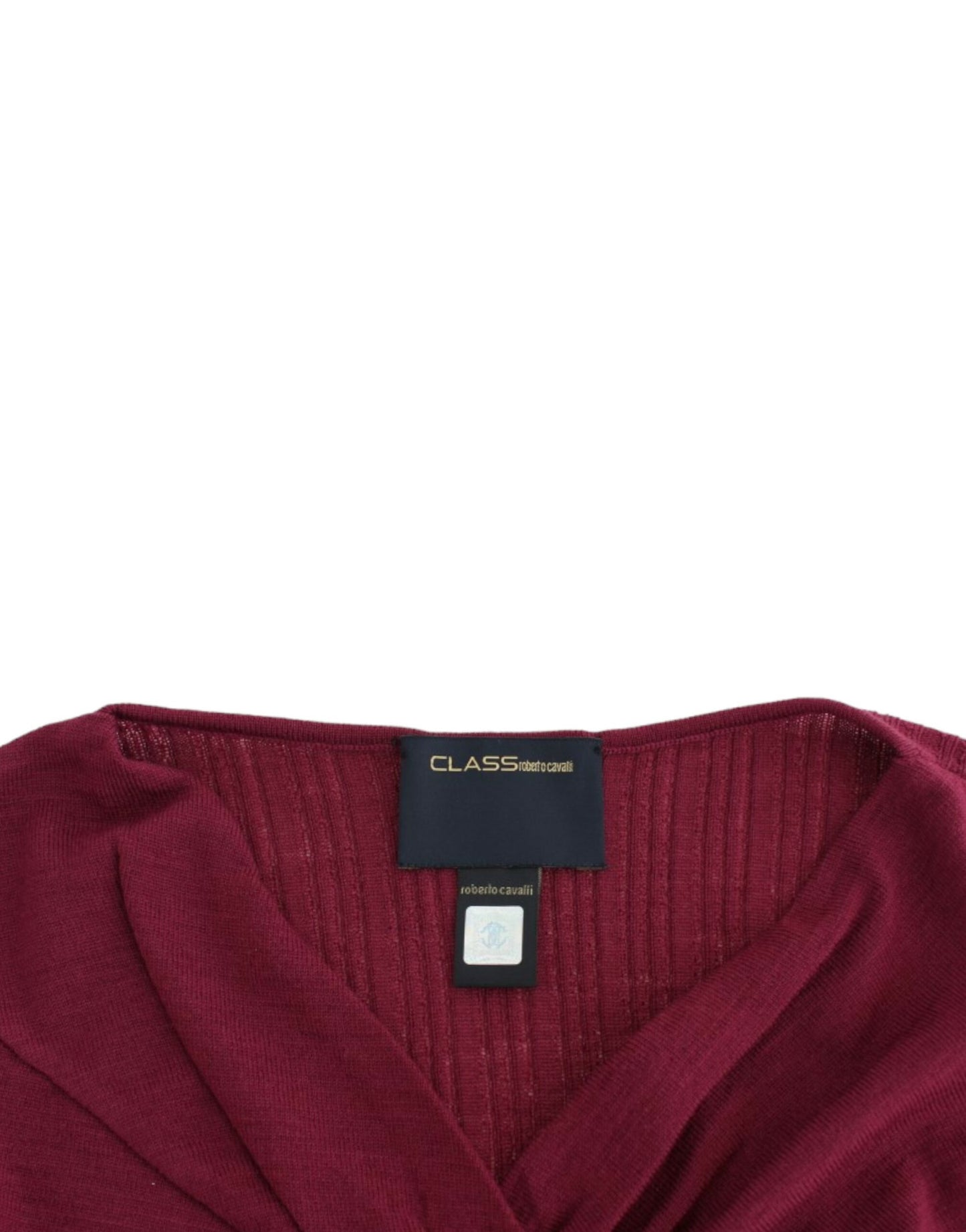 100% Virgin Wool in Purple, made in Italy by Cavalli