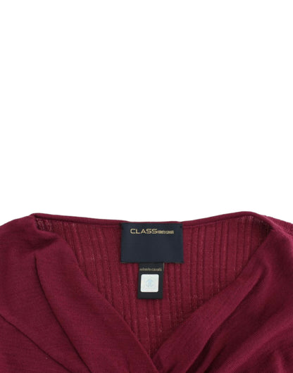 100% Virgin Wool in Purple, made in Italy by Cavalli