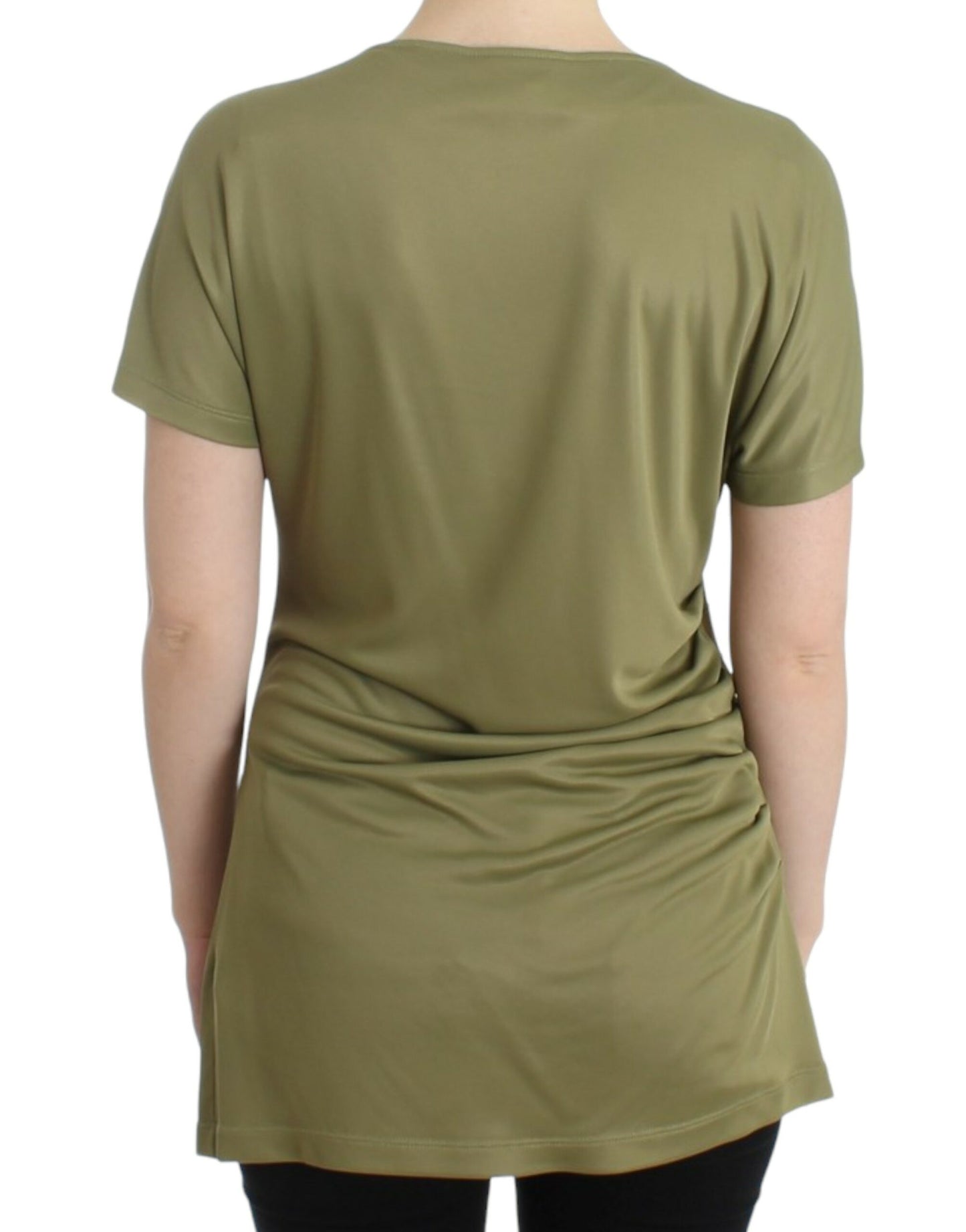 Luxurious 100% Viscose fabric in a rich green hue