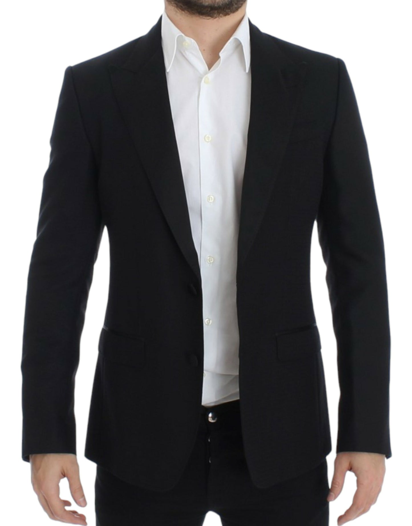 Side view of the Dolce & Gabbana Sicilia Blazer, showcasing the craftsmanship and attention to detail