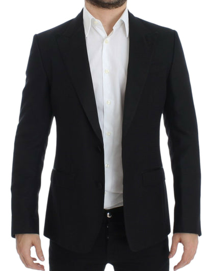 Side view of the Dolce & Gabbana Sicilia Blazer, showcasing the craftsmanship and attention to detail