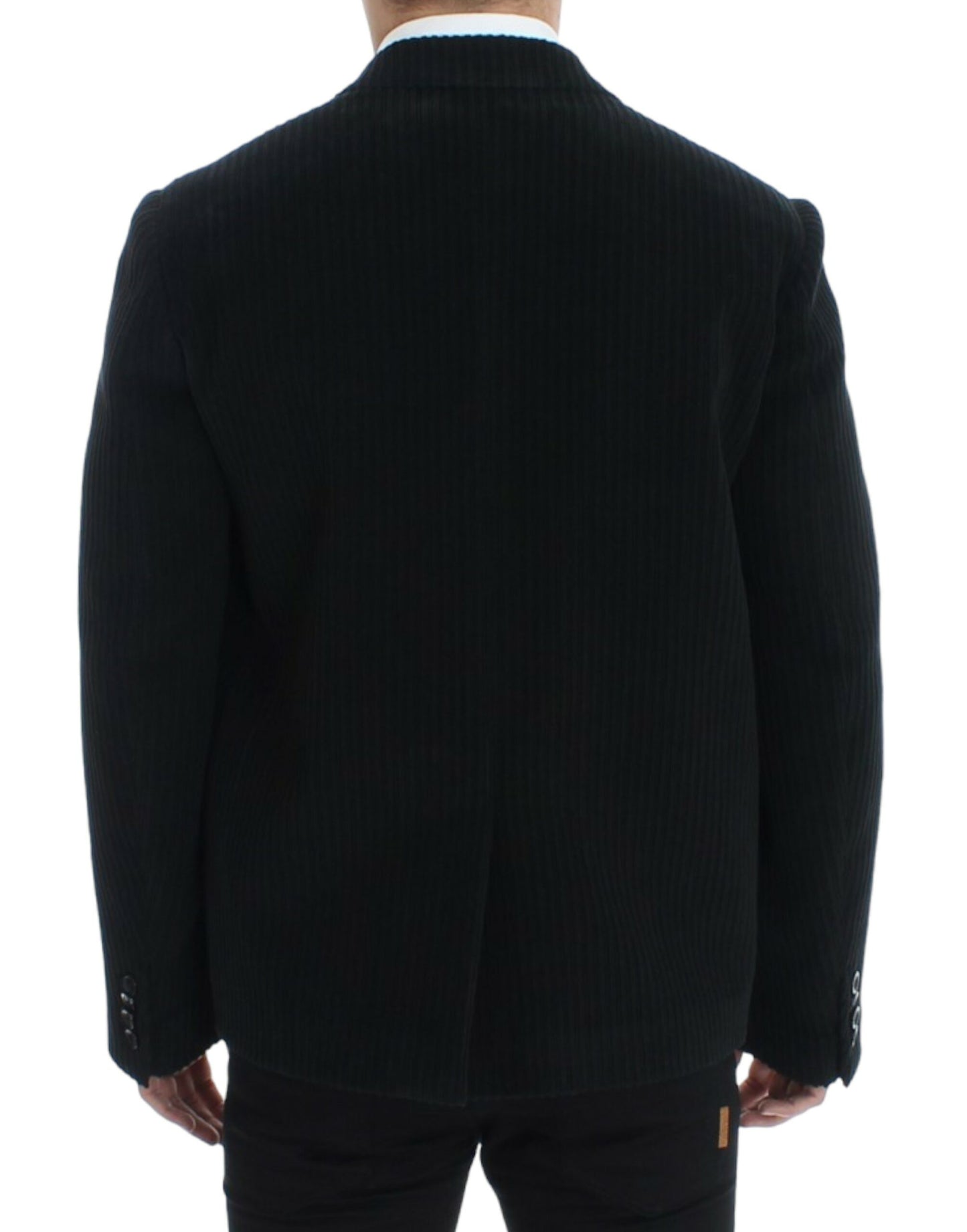 Dolce & Gabbana Elegant Black Martini Blazer Jacket for Men, Sophisticated and Stylish Formalwear
