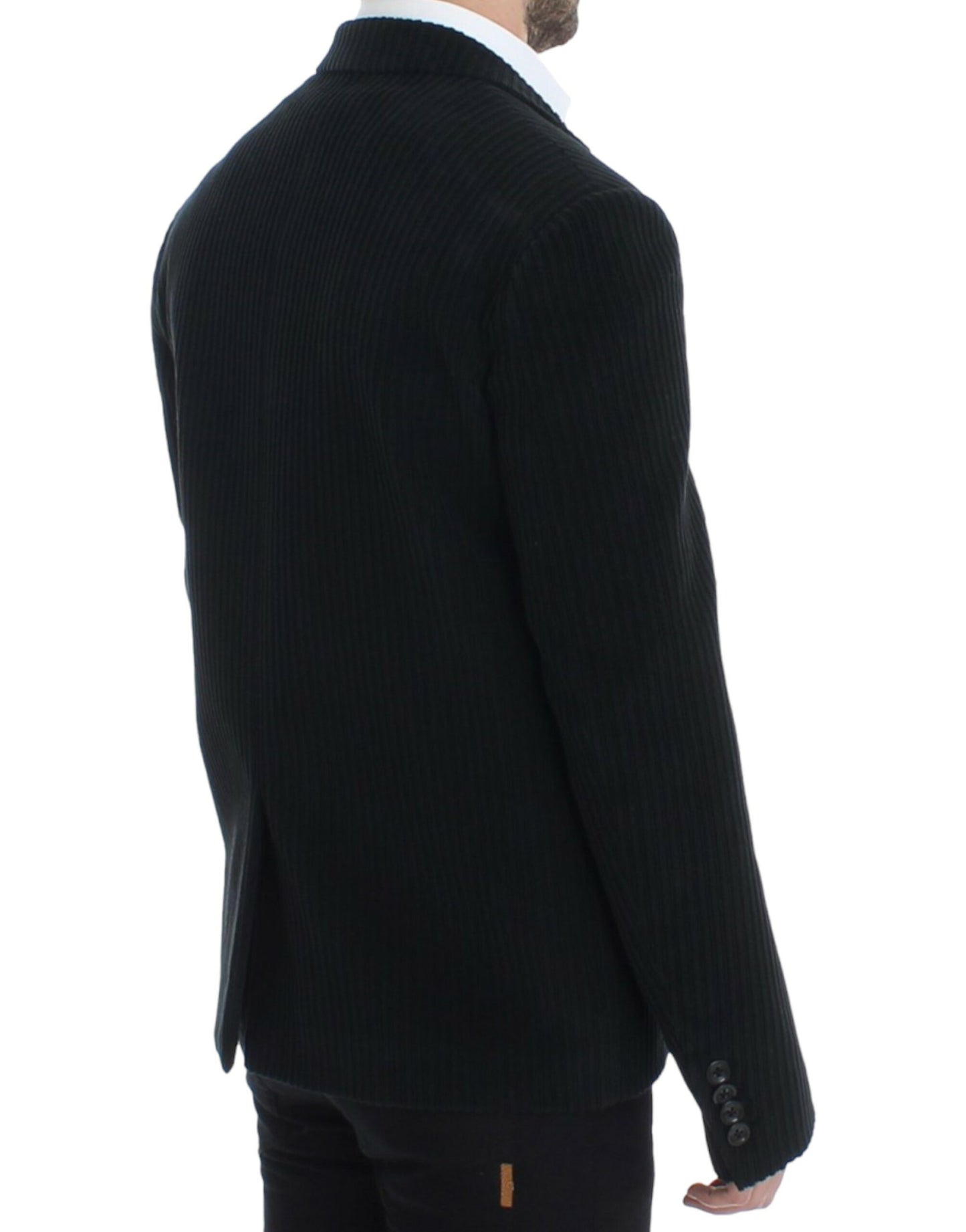 Dolce & Gabbana Elegant Black Martini Blazer Jacket with sophisticated design and high-quality materials