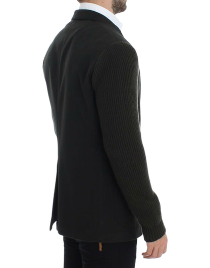 Italian-made cashmere blazer with sleek and regular fit