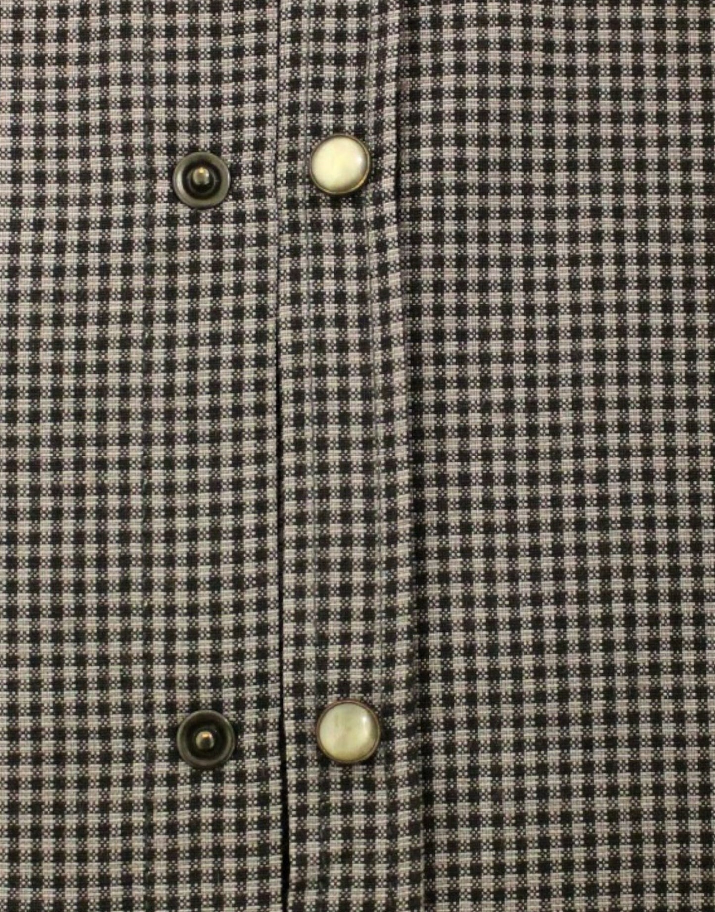 Costume National Chic Gray Checked Casual Linen Blend Shirt for Men