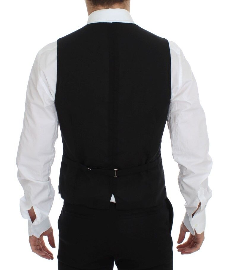 Crafted in Italy with single-breasted front button closure and adjustable back waist strap
