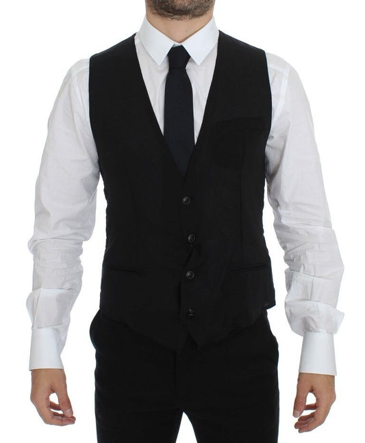 Exude sophistication with this stunning 100% authentic Dolce & Gabbana dress vest