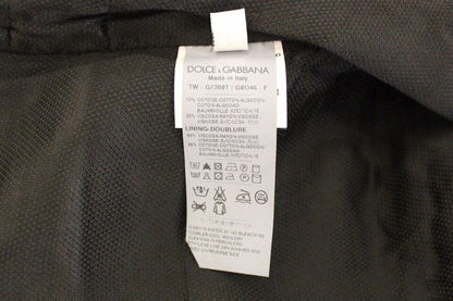 Stunning single-breasted black vest from Dolce & Gabbana