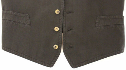 High-quality black dress vest with Italian elegance and sophistication