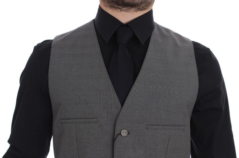 100% Authentic brand new with tags Dolce & Gabbana Gray Dress Vest from Italy