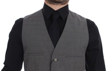 100% Authentic brand new with tags Dolce & Gabbana Gray Dress Vest from Italy