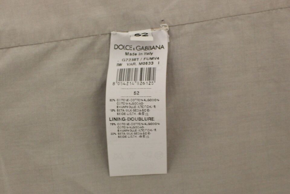 Beige Dolce & Gabbana Elegant Dress Vest with a testament to timeless style