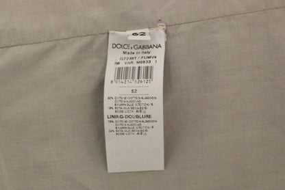 Beige Dolce & Gabbana Elegant Dress Vest with a testament to timeless style
