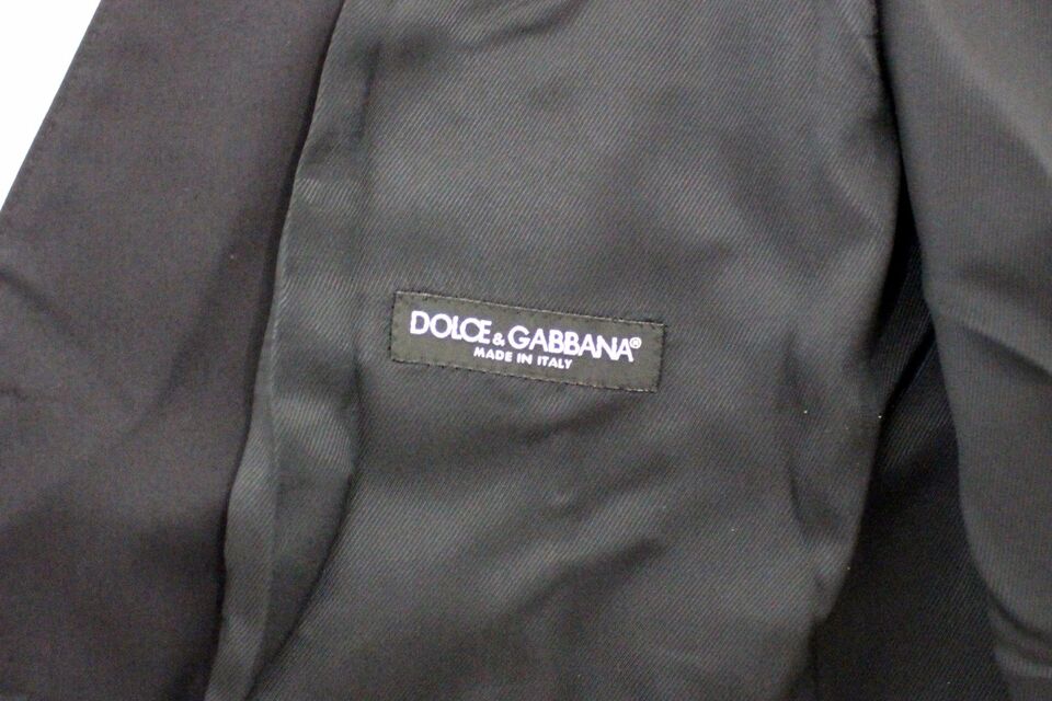 Dolce & Gabbana Elegant Blue Cotton Stretch Dress Vest with authentic brand-new tag