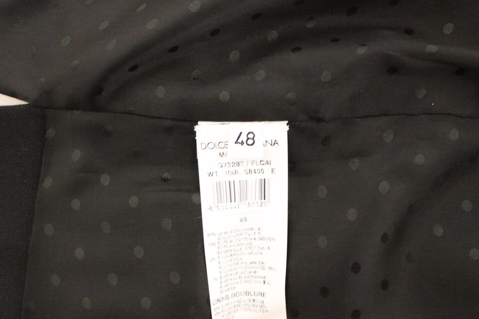 Sophisticated Italian-Made Black Dress Vest with Wool, Silk, and Elastane Blend