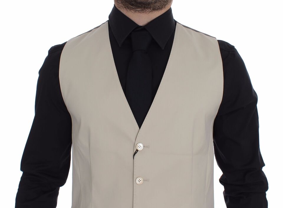 MainLine collection tailored single-breasted vest with adjustable back waist strap