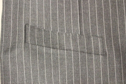  Dolce & Gabbana gray wool vest with logo details 