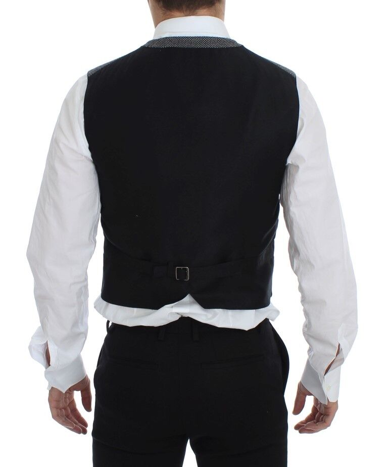 Elegant and brand new gray dress vest with tags from Dolce & Gabbana