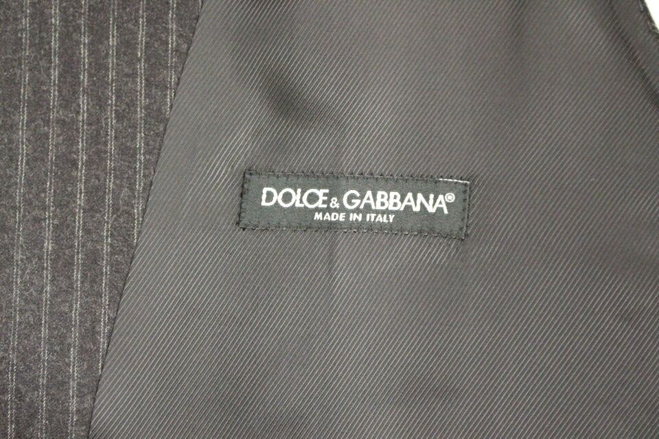 Stunning gray dress vest designed by Dolce & Gabbana