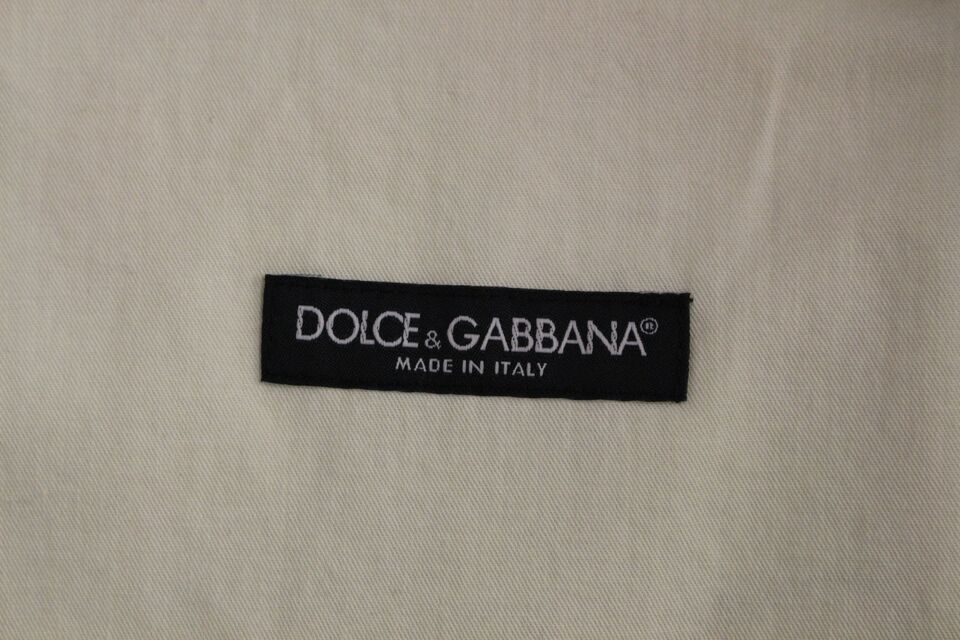 100% cotton Dolce & Gabbana Dress Vest in classic Black Manchester Pattern