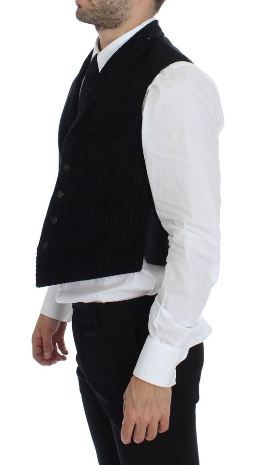 Adjustable back waist strap for a flawless fit on Dolce & Gabbana Dress Vest