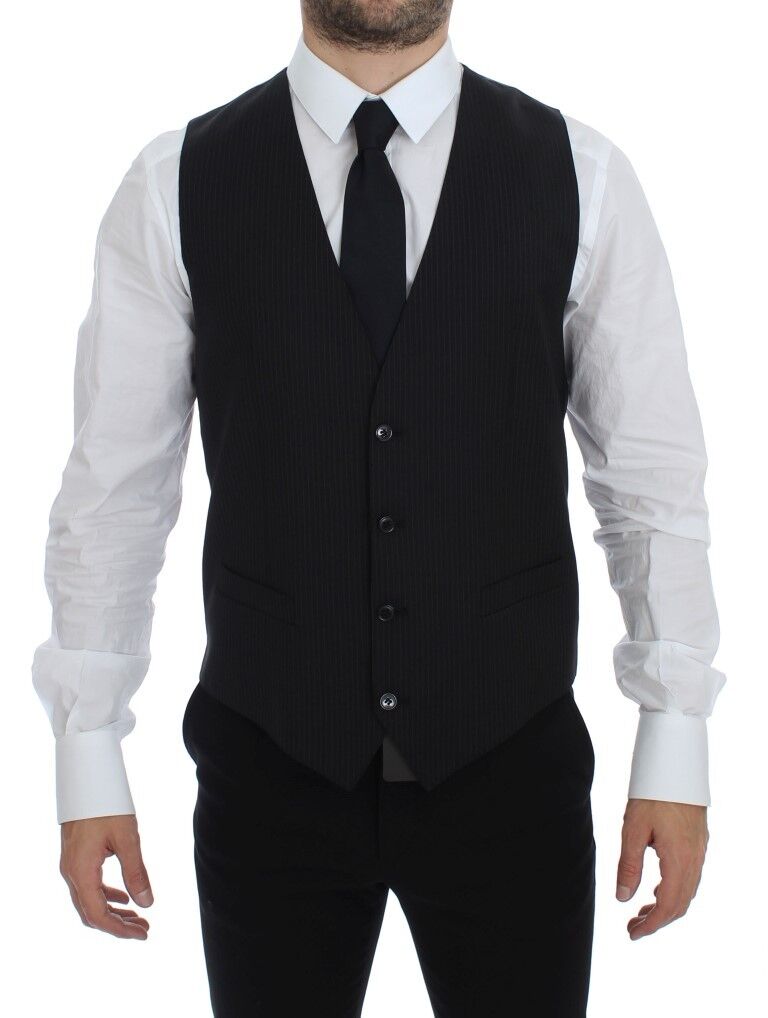 Exude sophistication in this 100% Authentic Dolce & Gabbana dress vest