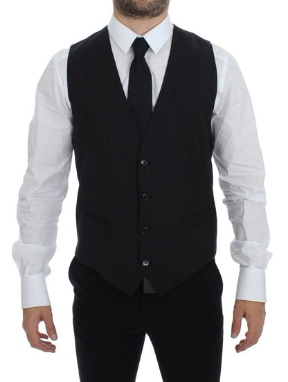 Exude sophistication in this 100% Authentic Dolce & Gabbana dress vest