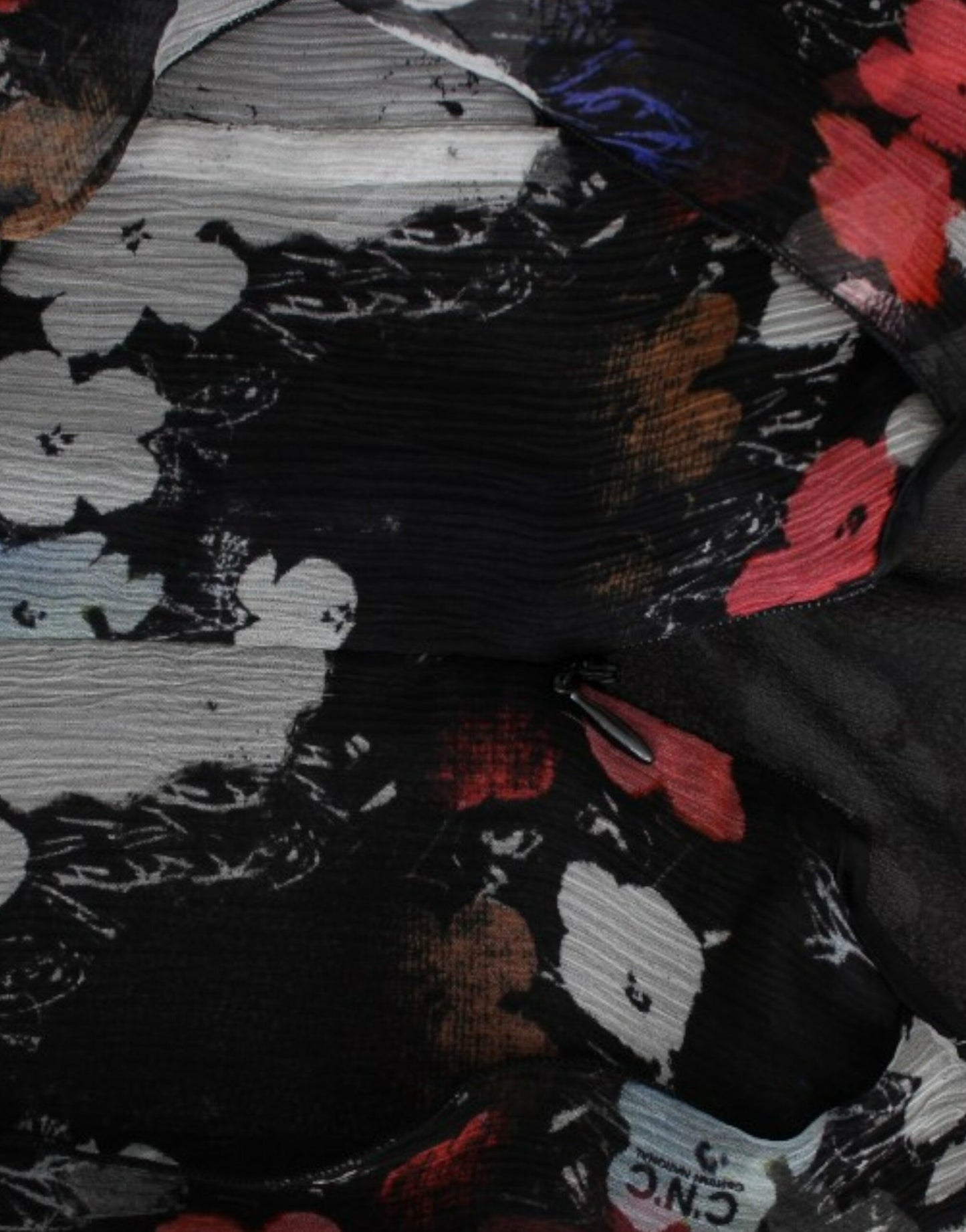 Costume National silk mini dress from Italy with luxury and fashion-forward sensibility