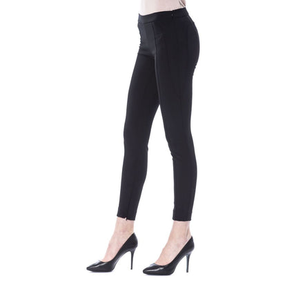 Black polyester women pants by BYBLOS, perfect for casual and formal wear