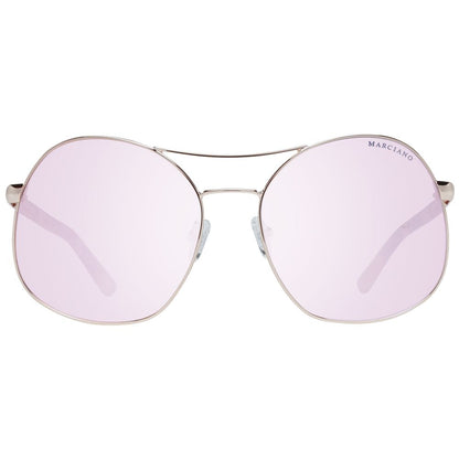 Fashionable Marciano by Guess Rose Gold Women Sunglasses with 100% UVA & UVB protection