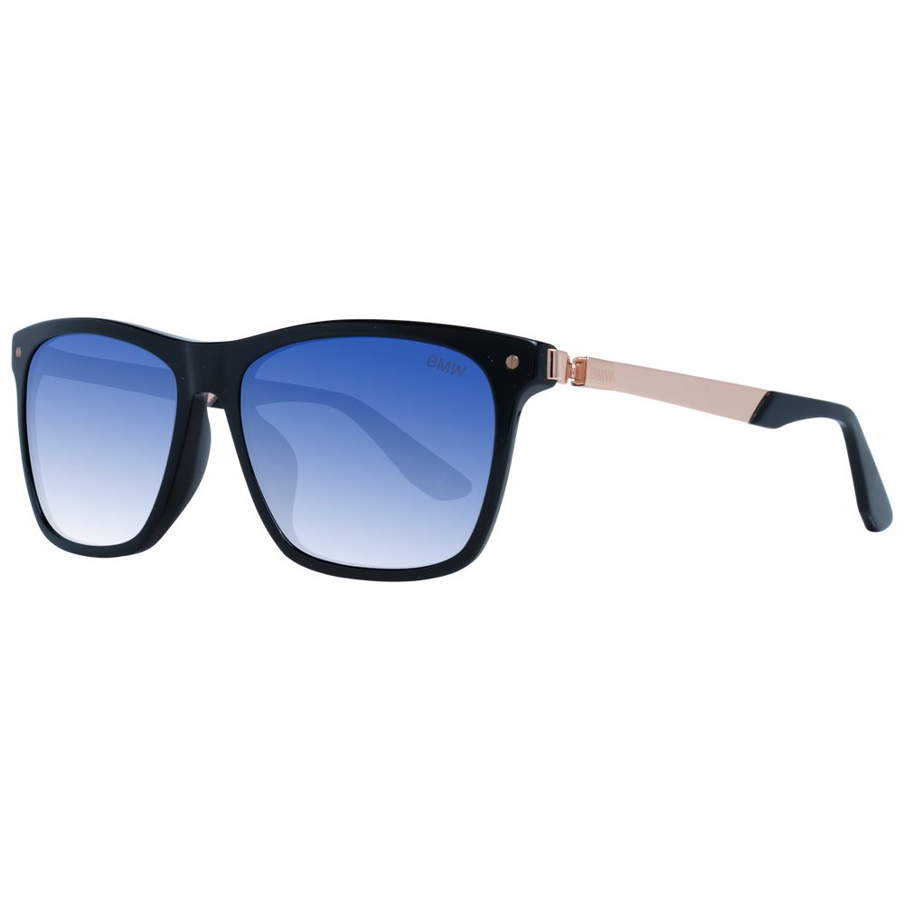 BMW Black Unisex Sunglasses with Metal & Plastic Frame