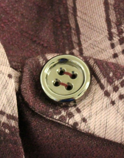 House of Holland Chic Purple Checkered Jacket Blazer - stylish and trendy fashion outerwear