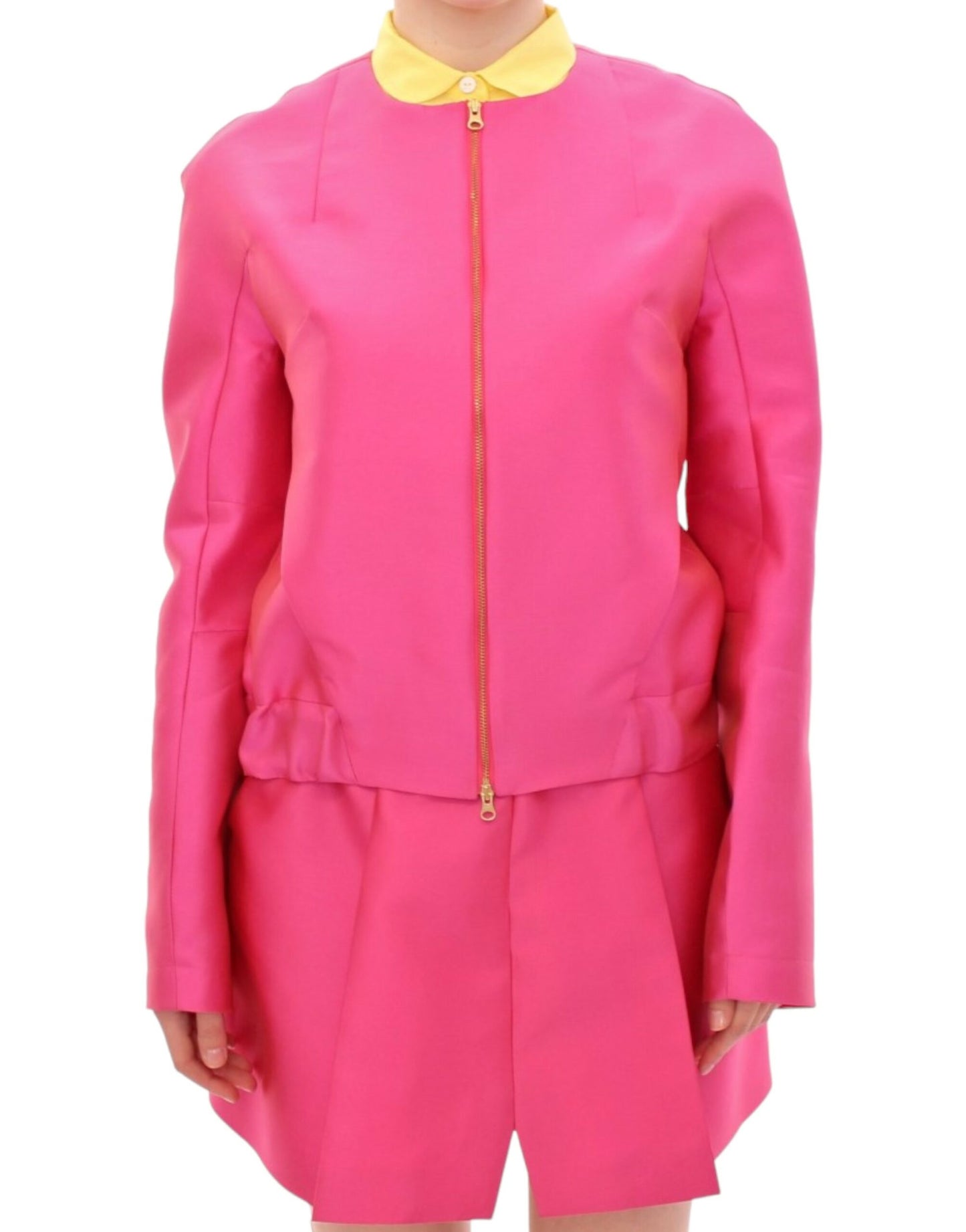 CO|TE Elegant Pink Silk Blend Jacket with Tailored Fit and Exquisite Detailing