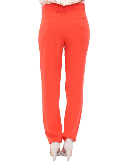 CO|TE Chic Orange Boyfriend Pants - Italian Crafted, stylish and comfortable