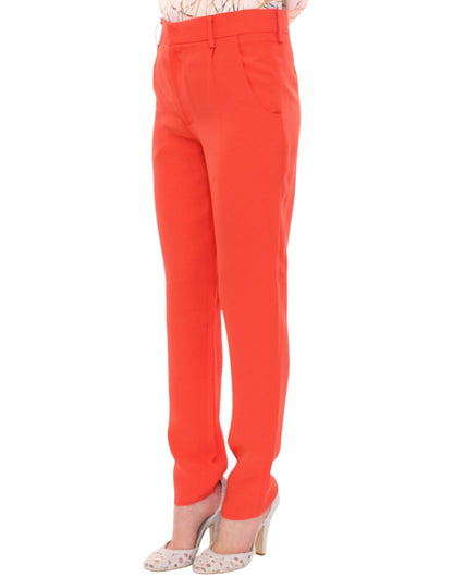 CO|TE Chic Orange Boyfriend Pants - Italian Crafted: High-quality, stylish pants for women