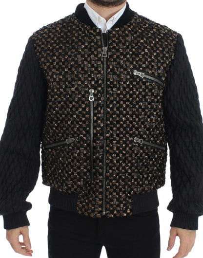 Luxury outerwear from Dolce & Gabbana with dazzling array of sequins