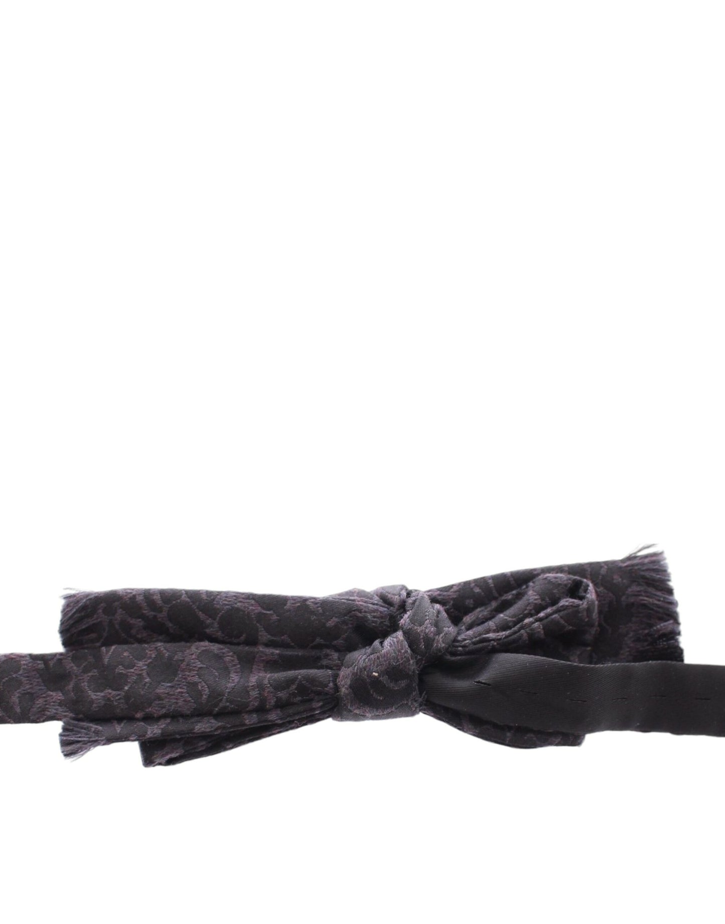 Elegant Silk and Wool Waist Belt by Dolce & Gabbana