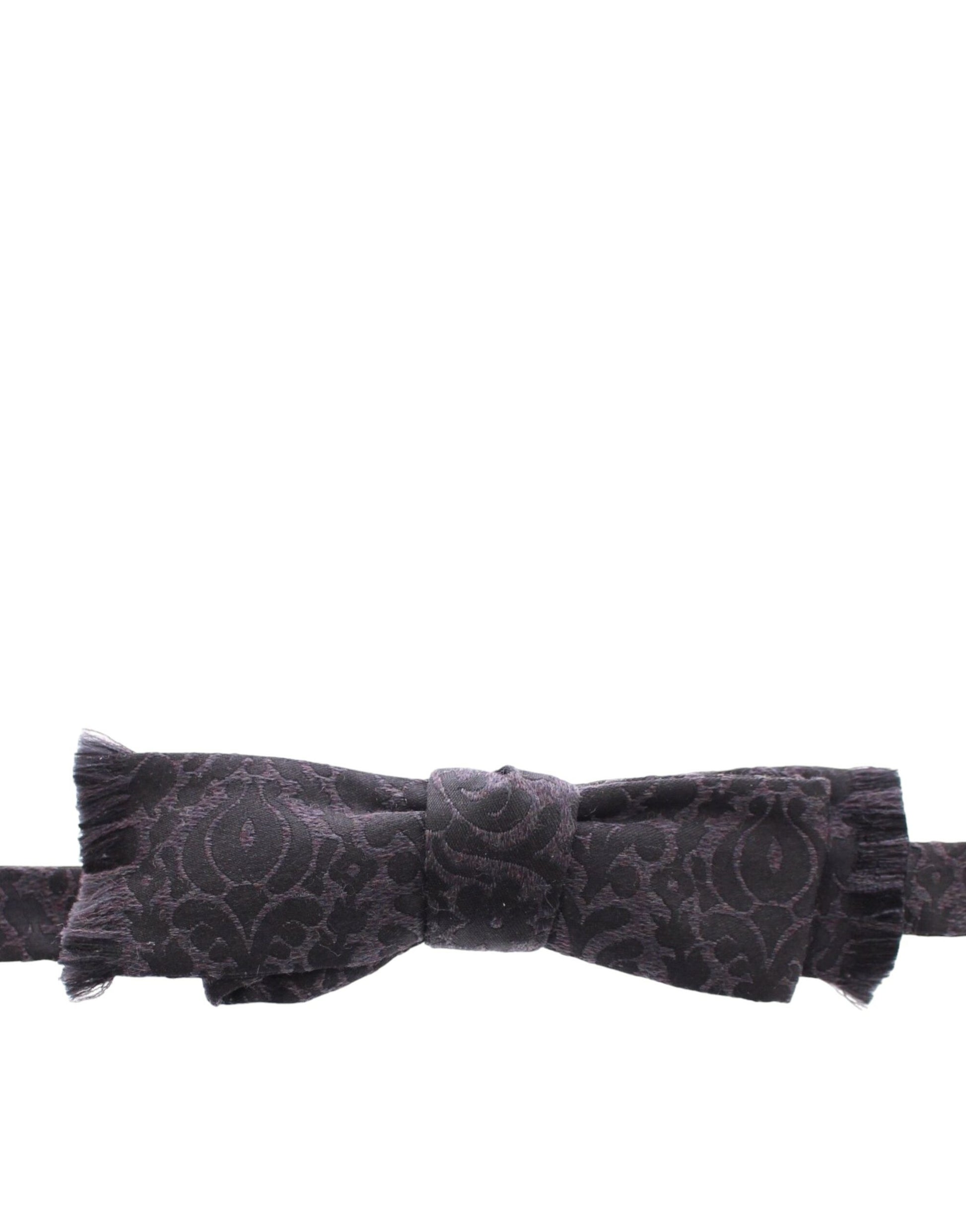 Dolce & Gabbana Paisley Silk Bow Tie