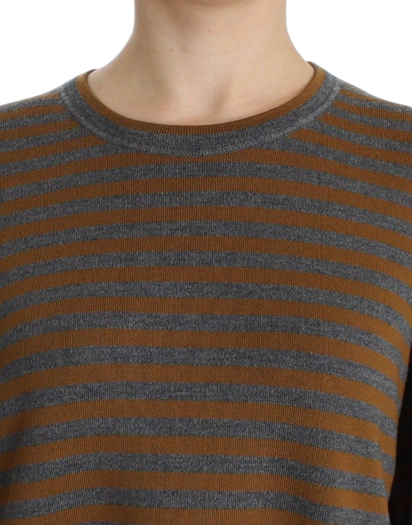 Gray oversized sweater from Italy's Dolce & Gabbana