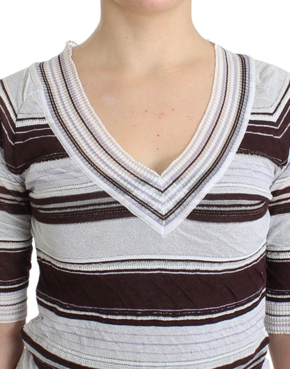 Top with logo details and country of origin in IT