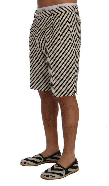 Luxurious Italian craftsmanship evident in every stitch of Dolce & Gabbana casual shorts
