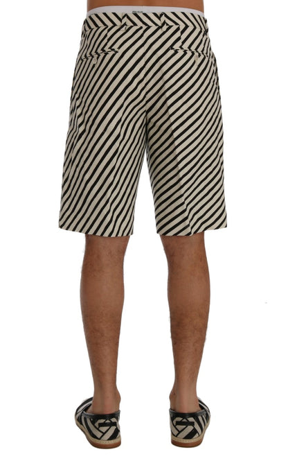 Sophisticated above-knee Dolce & Gabbana casual shorts made from 100% hemp