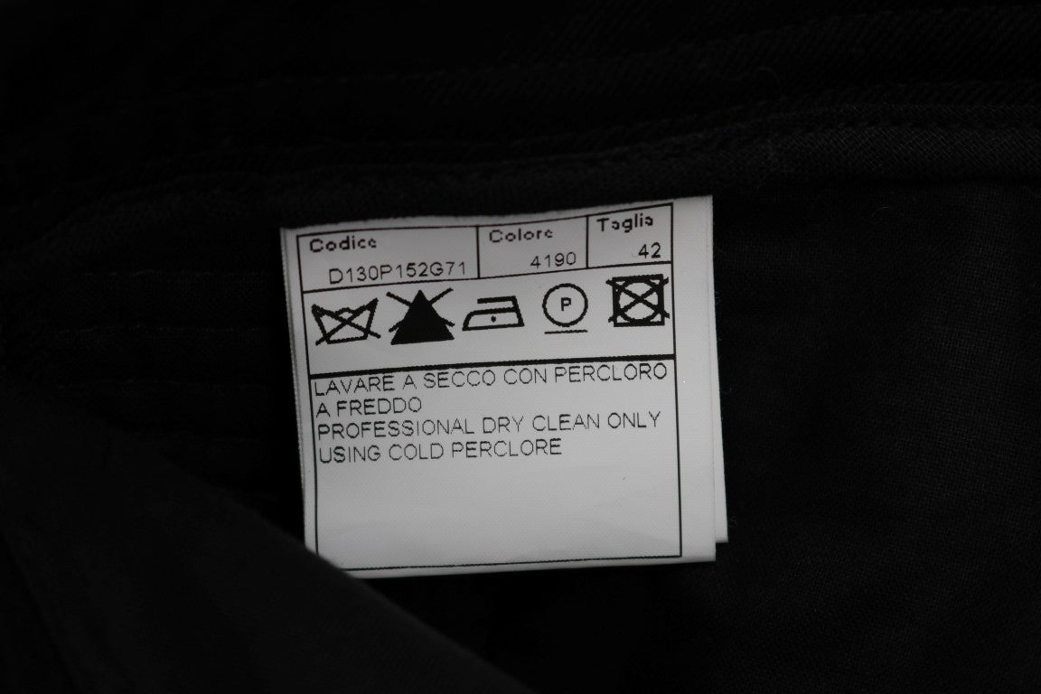Ermanno Scervino chic black trousers exude Italian sophistication and allure