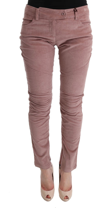 Luxurious Ermanno Scervino Chic Pink Capri Cropped Trousers with tags