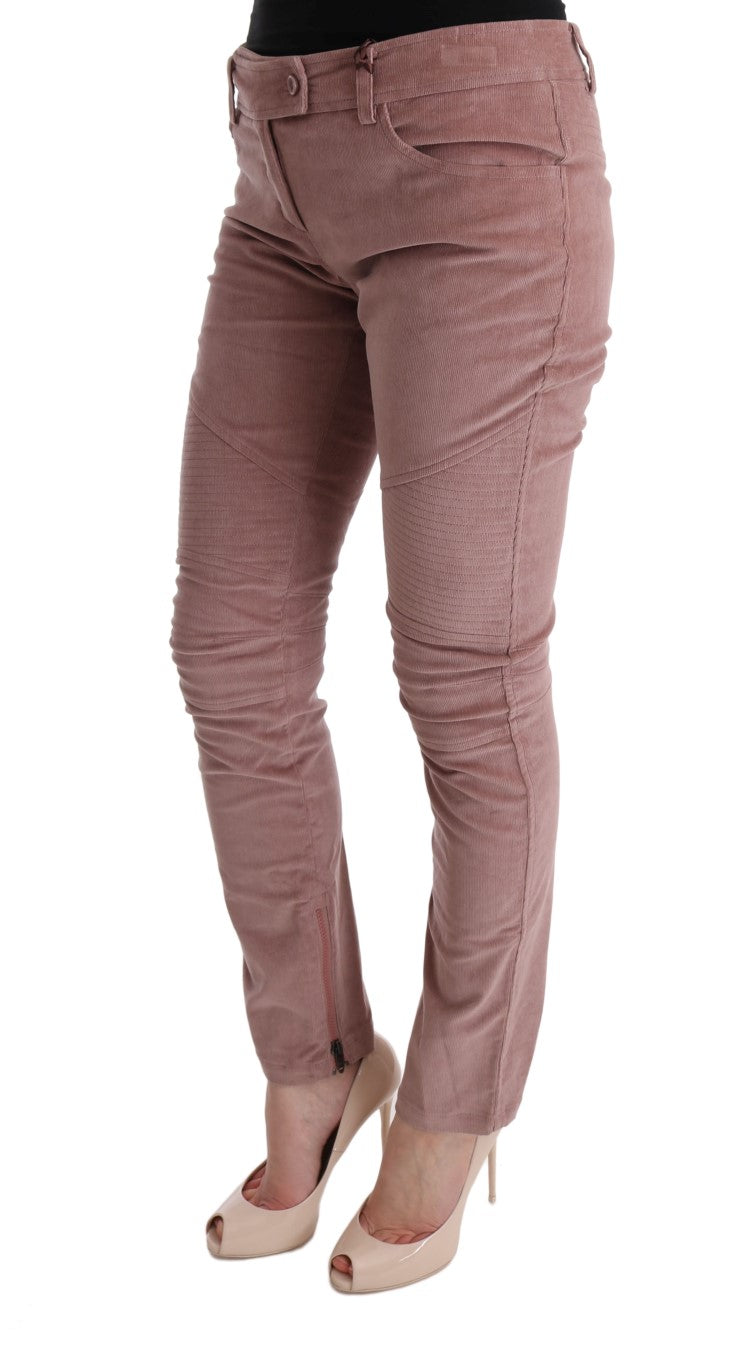 New with tags Ermanno Scervino Capri Cropped Trousers in pink