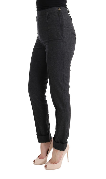 Elegant and sophisticated gray casual pants by Ermanno Scervino